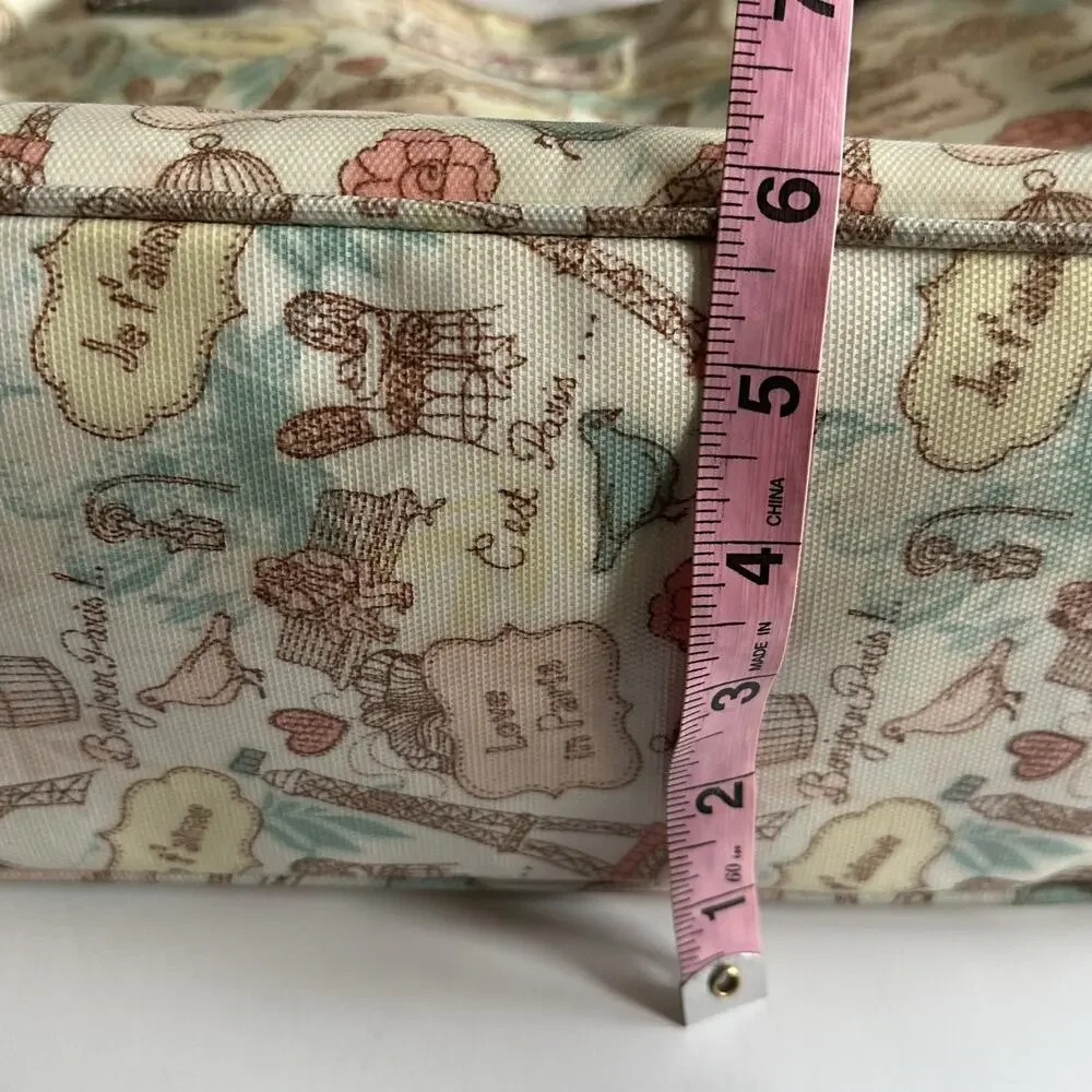 Cath Kidston Bag Womens Love in Paris Eiffel Tower Tote Carryall Cute Purse